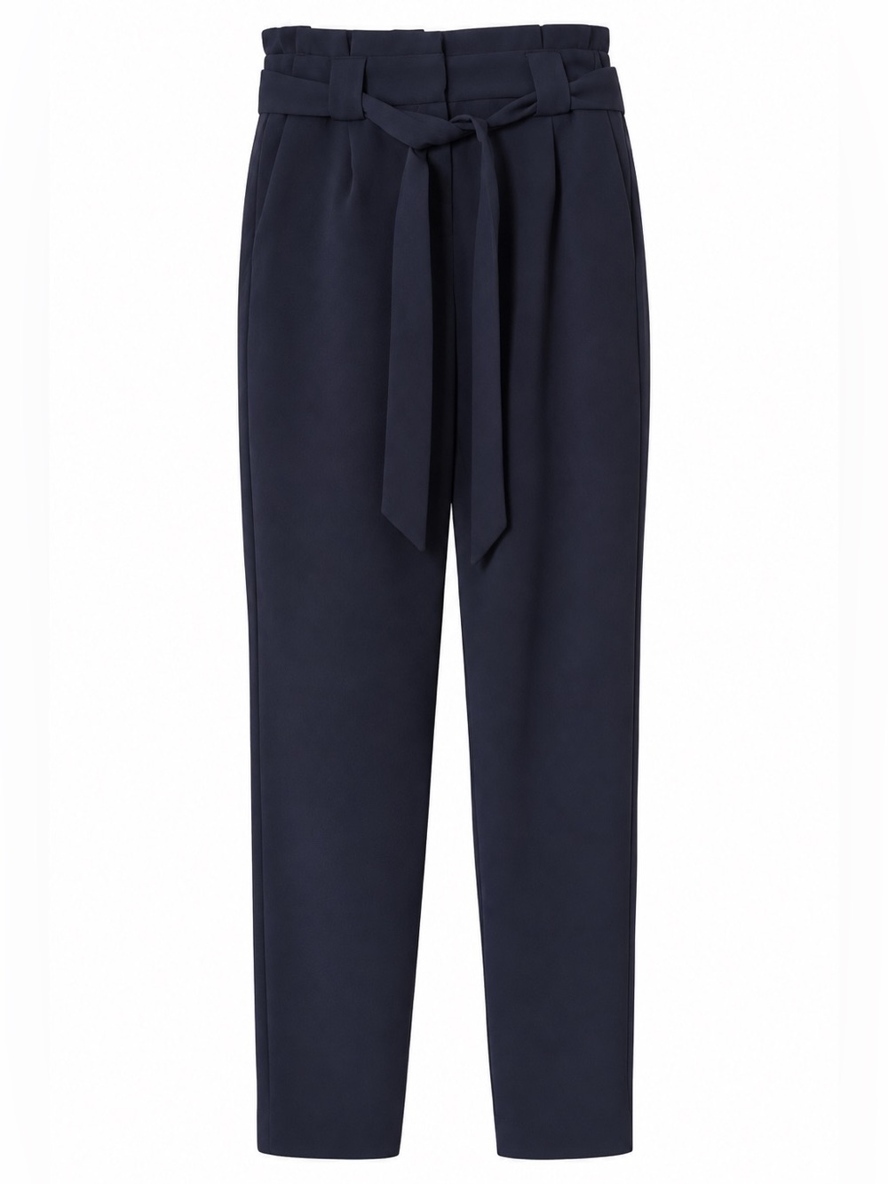 Express High-Rise Belted Paperbag Ankle Pants